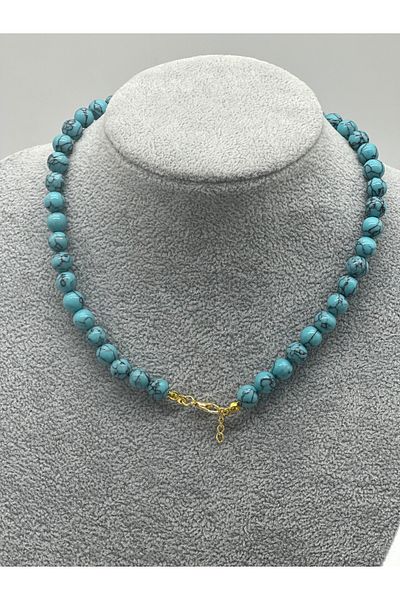 Hobimos Turquoise Natural Stone Necklace