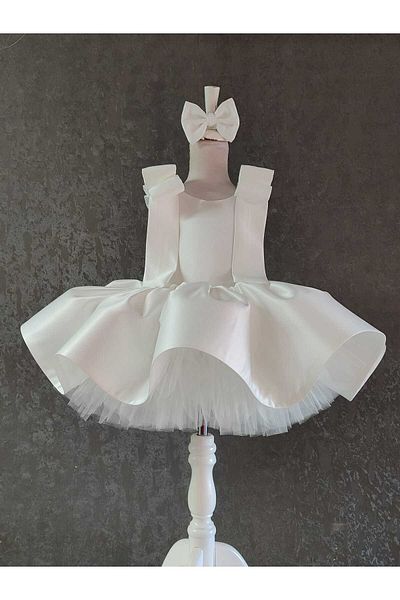 NGS STİL White Cotton Candy Model Dress