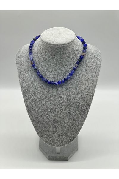 Hobimos Natural Lapis Stone Necklace