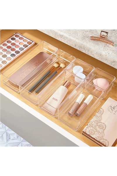 Ahlat Store 6 Pieces Makeup Jewelry Hobby Material Organizer Organizer Box