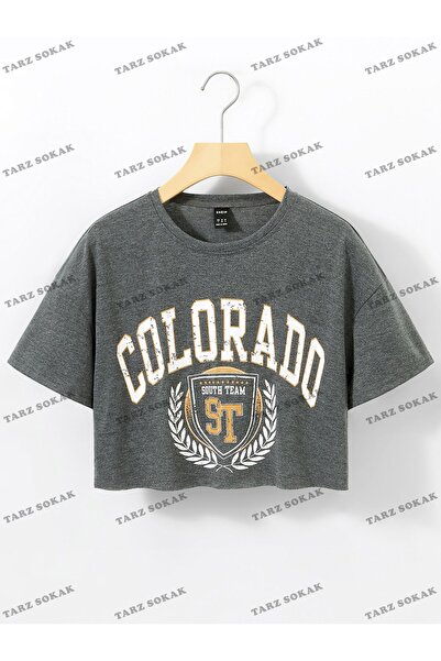 Adrift Skraćeni kroj CKOD-232913 Kratke hlače sa otvorenim ramenima i grafičk...