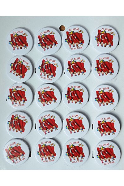 Kağıtay 23 Nisan Rozeti - 20 Adet