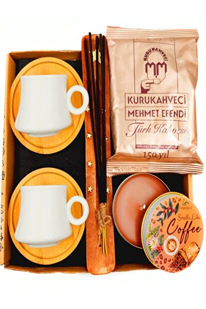 Hazellica Anneler Günü Kahve Kokulu Tütsü Seti&ikili Bambu Altlıklı Fincan & ...
