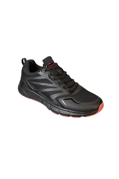 Kinetix KINETIX Men's Black Gray Sneaker Sports Walking Shoes
