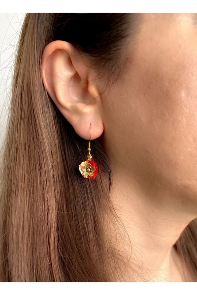 Prensa Art Gallery İPEK ÇİÇEK KÜPE