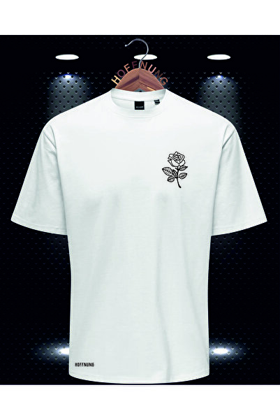 HOFFNUNG T-Shirt με στάμπα LOVE FLOWER HOFFNUNG unisex T-Shirt με στάμπα HOFFNUNG unisex