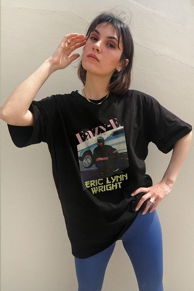 Grove Fashion Tricou oversize cu imprimeu Eazy-e unisex