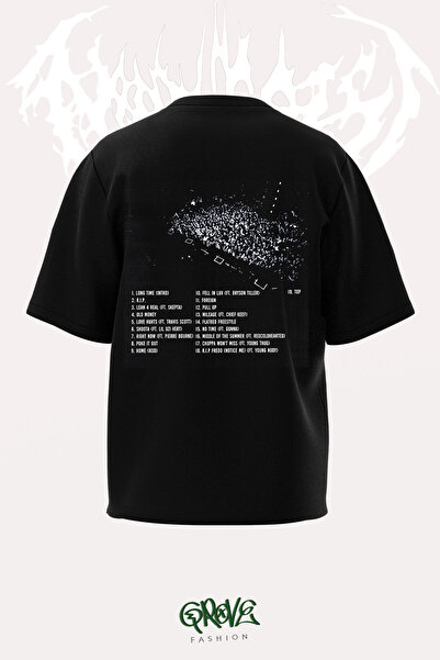 Grove Fashion Playboi Carti Concerts Front and Back Printed Unisex Oversize T...