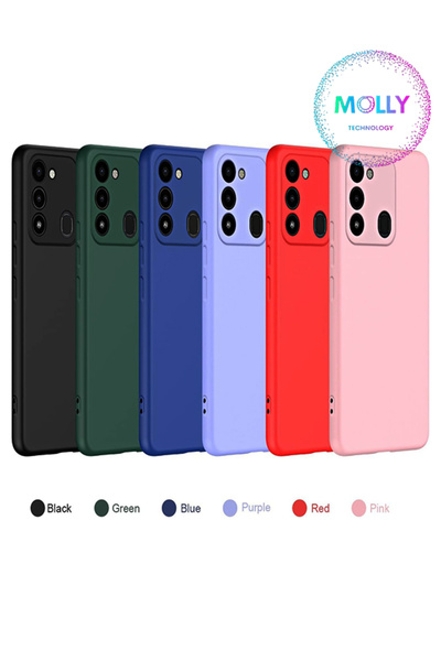 Molly Silicone Case for Tecno Spark 8C with Cactus Liquid Inside Velvet