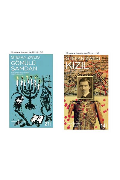 TÜRKİYE İŞ BANKASI KÜLTÜR YAYINLARI Stefan Zweig - Gömülü Şamdan - Kızıl