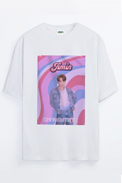 Grove Fashion تي شيرت كبير الحجم مطبوع للجنسين من Army Bts Jimin