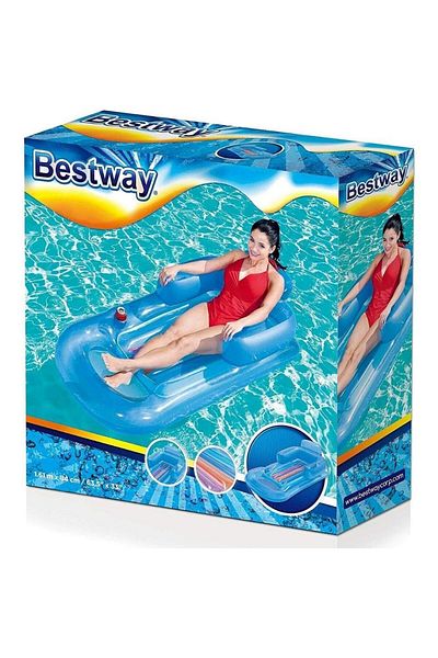 Lisinya سرير البحر الأزرق الفاخر من Sultan - 157x89 سم، Bestway 43028 (Lisinya)