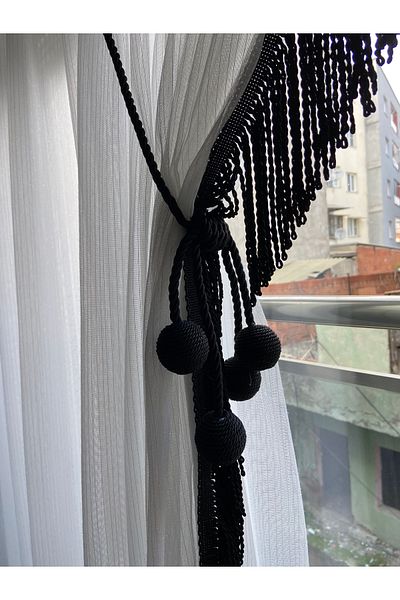 Akcan Black Color Octopus 4 Ball Long Bracelet