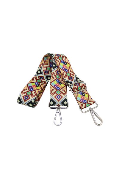 Anatolia Curea de geantă reglabilă de 4 cm cu modele etnice - Set de trei (4cx120cm)
