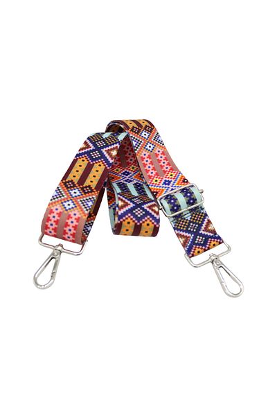 Anatolia 4cm ethnic patterned adjustable bag strap