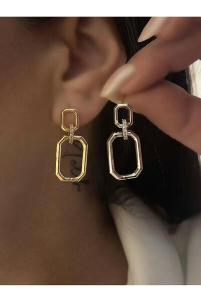 MyladyAccessoriess سلسلة خاصة من الأقراط الدائرية بتفاصيل حجر الزركون