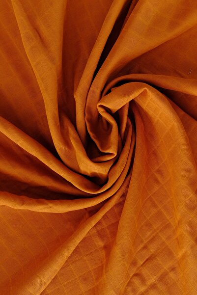 runbaby 100X75 cm 100% Cotton Muslin Fabric Baby Cover & Blanket - Cinnamon