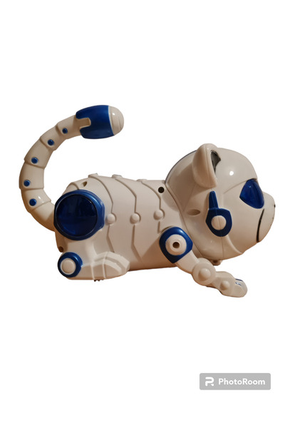 GEPHETTO USTA 360 derece dönebilen sesli,ışıklı,hareketli robot kedi