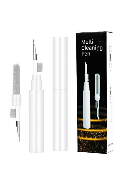 Genel Markalar 3'ü 1 Arada Taşınabilir Fırçalı Uzun Ömürlü Çok Amaçlı Kulaklık Temizleme Kiti