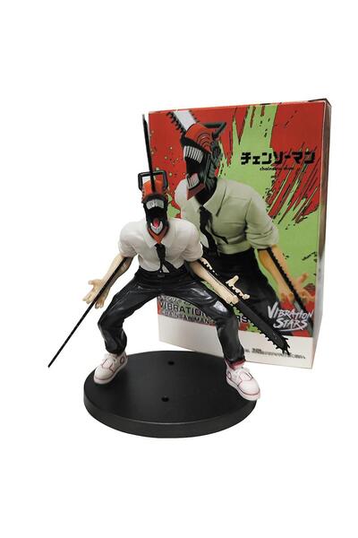 FG KONNİCHİWA CHAWSAN MAN Testere Adam Anime Denji Aksiyon Figürü Bebek Heyke...