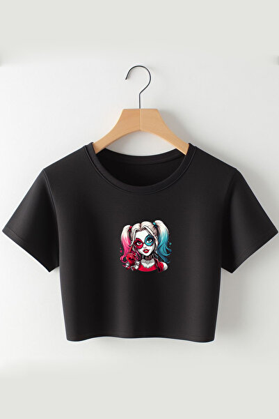 Vordevia Harley Quinn Štampano Skraćeni kroj majica