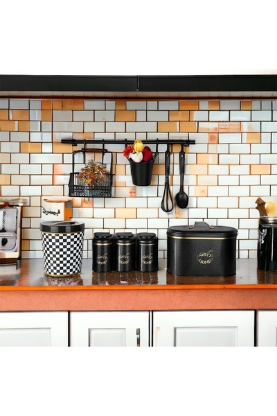 PULCA SHOP Retro závěsný kuchyňský koš Stolní nástěnný nástěnný organizér s dřevěnou rukojetí