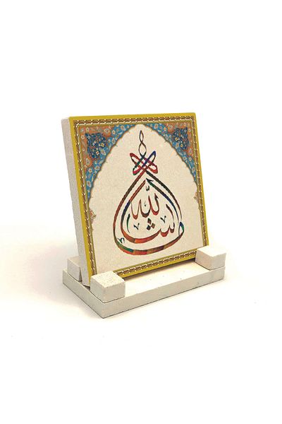 Sadrazam Настолен плот с щампа от естествен камък Maşallah 10x10 Kh-44