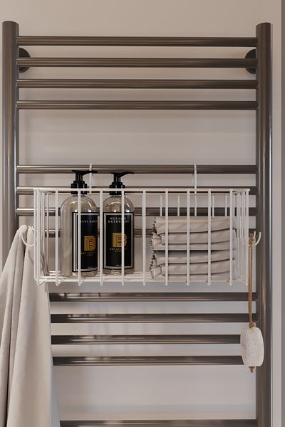 boz concept home Suport pentru prosoape de baie cu cârlig Suport pentru prosoape pentru șorț Accesorii pentru baie Organizator Raft pentru baie