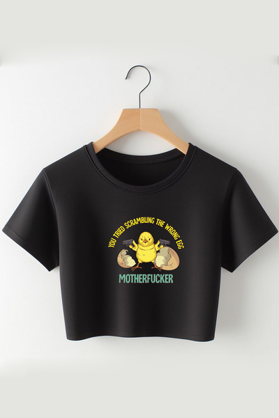 Vordevia Majica "Psihopatska devojka" Štampano Skraćeni kroj