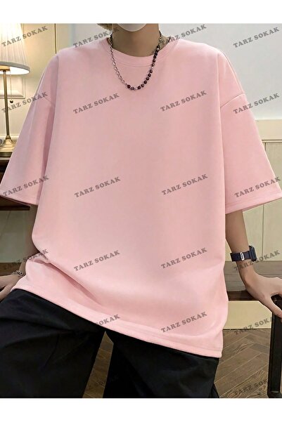 Tarzsokak Tricou KOD Trend Loose pentru bărbați, culoare uni, cu umeri căzuți