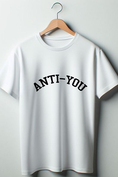 Vordevia Μπλουζάκι με λαιμόκοψη με στάμπα Anti-You