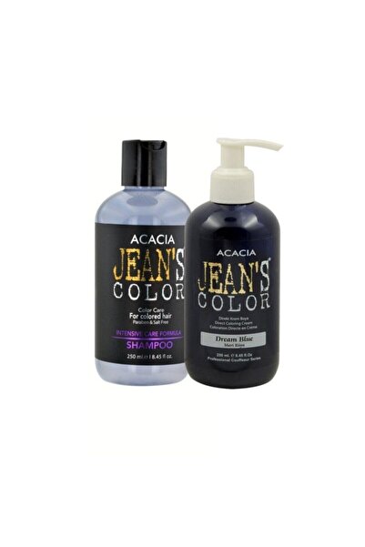 Acacia Jean's Color Mavi Rüya 250ml. Amonyaksız Balyaj Renkli Saç Boyası Boya...