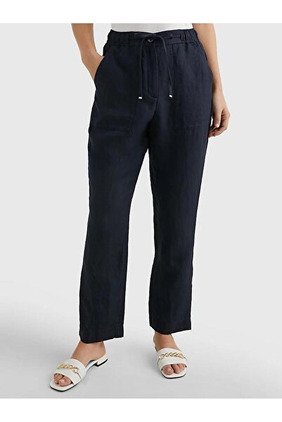 Tommy Hilfiger Boyfit Cas Linen Pull On Pant