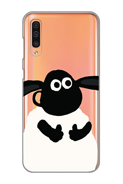 Magic Ring Samsung Galaxy A50 - A30S Uyumlu Koyun Tasarımlı Şeffaf Telefon Kı...