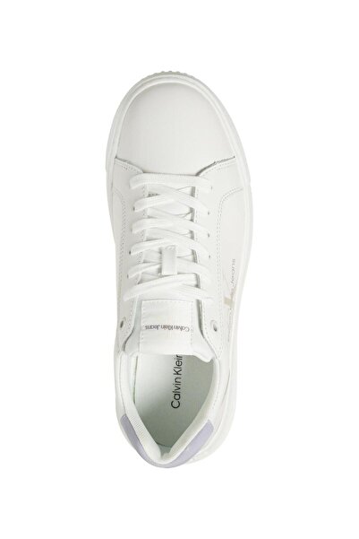 Calvin Klein Chunky Cupsole Laceup Lth Pearl