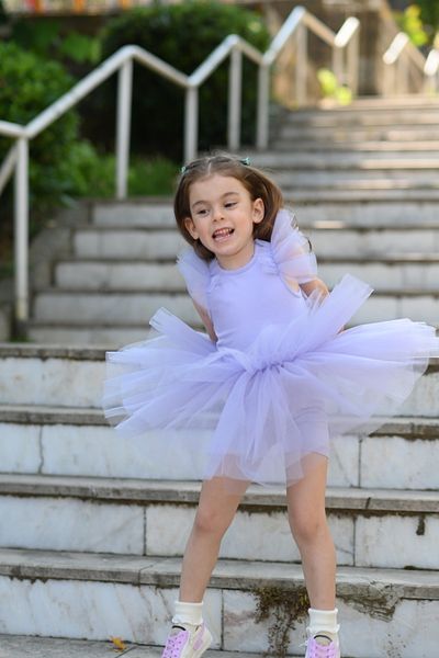 Mini Celebrities الأرجواني بلوم توتو