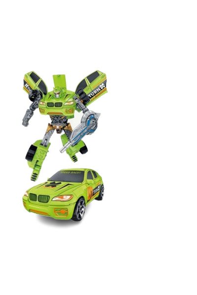 ctoy Ctoys 39-89 Robota Dönüşen Sesli Araba Oyuncak