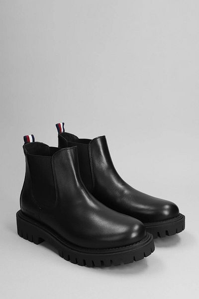 Tommy Hilfiger Cizme negre Tommy Hilfiger Pantofi pentru bărbați