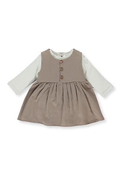 Bebetto WOVEN DRESS 2-PIECE SET (BEATIFUL THINGS) k4050