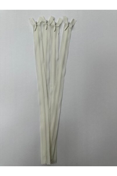 MFB Скрит цип 35 см бял 50 броя