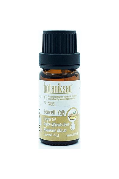 botaniksan Ginger Oil 10 ml - Distillation Pure Additive-Free