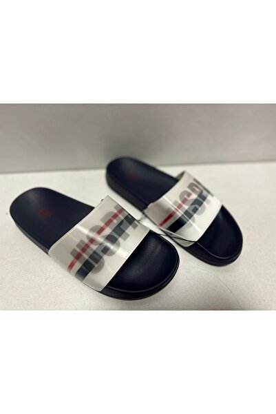 U.S. Polo Assn. US POLO ASSNMen's DARK BLUE WHITE Color Single Strap Slippers HOLOGRAM BASMY