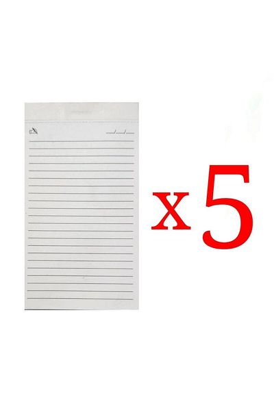 Seyhan Askeri Malzeme Bloc de note Bloc de note de rezervă cu suport pentru stilou (5 bucăți)
