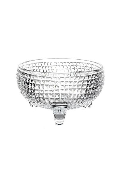 Mikasa Moor Round Footed Glass Bowl 23x23x14cm