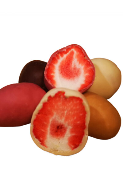 Karışık Çikolata Kaplı Freeze Dry Çilek 40g
