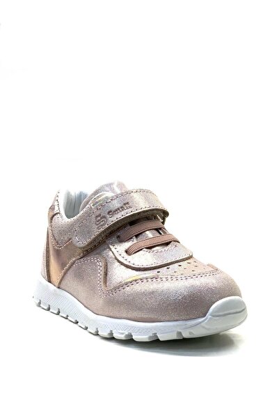 Tuğba Ortopedi 1709 Ortopedik % 100 Hakiki Deri Kız Bebek Pudra Sneaker
