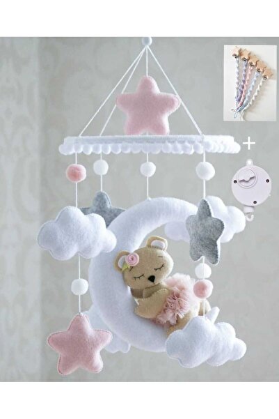 FN (MÜZİ?KLİ?)bebek Çocuk Odası Dönence Beşik Yanı Süsü Bebek Odası Dekorasyon
