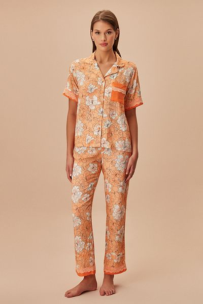SUWEN Marigold Masculine Pajama Set