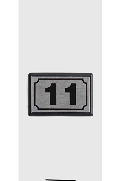 temiz iş Yapışkanlı Kapı Numarası Alüminyum 11 No