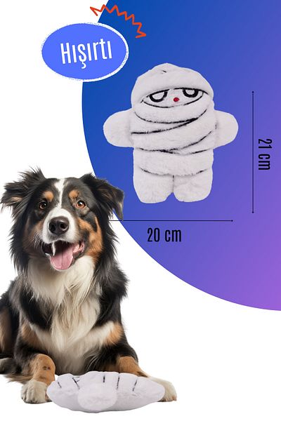 Havhav Plush Mummy Sound Dog Toy Bring Horse Toy Safe Dog Toy That Does Not Contain Toxic Substances